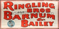 5c076 RINGLING BROS & BARNUM & BAILEY circus 12-sheet poster 1944 The Greatest Show on Earth!
