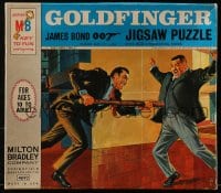 5c031 GOLDFINGER jigsaw puzzle 1964 Sean Connery as James Bond, Harold Sakata as Oddjob!