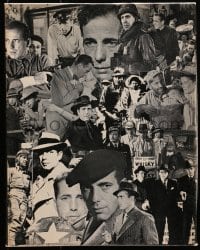 5c032 HUMPHREY BOGART jigsaw puzzle 1974 great images from many different classic movies!