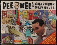 5c021 PEE-WEE'S PLAYHOUSE Colorform playset 1987 Paul Rubens in the title role, still sealed!