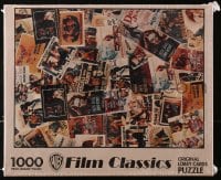 5c033 WARNER BROS FILM CLASSICS jigsaw puzzle 1991 images of many, many classic lobby cards!