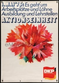 5c218 GERMAN COMMUNIST PARTY 33x47 German political campaign 1976 Deutsche Kommunistische Partei!