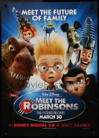 5c137 MEET THE ROBINSONS 20x28 special poster 2007 Angela Bassett, the family of the future!