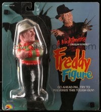 5c035 NIGHTMARE ON ELM STREET action figure 1989 Freddy, LJN Toys, go ahead and try to pulverize!