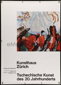 5c208 TSCHECHISCHE KUNST DES 20 JAHRHUNDERTS 36x51 Swiss museum/art exhibition 1970 Diethelm!