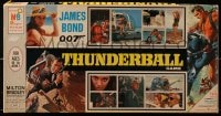 5c061 THUNDERBALL board game 1965 Sean Connery as James Bond, cool images from the movie!