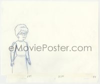 5d079 KING OF THE HILL animation art 2000s cartoon pencil drawing of smiling Peggy Hill!