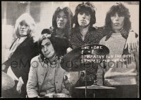 5d367 SYMPATHY FOR THE DEVIL Danish program 1970 Jean-Luc Godard, counter-culture, Rolling Stones!