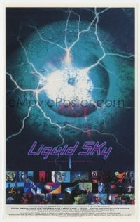 5d112 LIQUID SKY Japanese 6x10 1982 Anne Carlisle, Paula E. Sheppard, cool sci-fi art!
