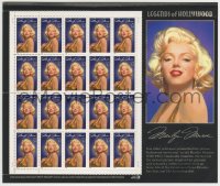 5d045 MARILYN MONROE Legends of Hollywood stamp sheet 1995 contains 20 uncut postage stamps!