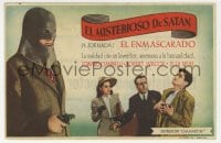 5d750 MYSTERIOUS DOCTOR SATAN part 1 Spanish herald 1943 different image of masked man with gun!