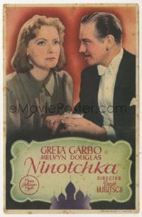5d758 NINOTCHKA Spanish herald 1941 Greta Garbo & Melvyn Douglas, directed by Ernst Lubitsch!