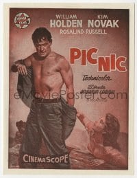 5d793 PICNIC pre-awards Spanish herald 1956 great art of barechested William Holden & sexy Kim Novak!