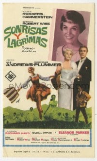 5d876 SOUND OF MUSIC Spanish herald 1965 Julie Andrews, Rodgers & Hammerstein musical classic!