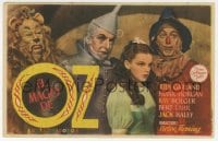 5d984 WIZARD OF OZ 1pg Spanish herald 1945 Judy Garland, Jack Haley, Bert Lahr, Bolger, different!