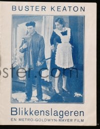 5d333 PASSIONATE PLUMBER Danish program 1932 different images of Buster Keaton, ultra rare!