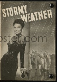 5d361 STORMY WEATHER Danish program 1947 sexy Lena Horne, Cab Calloway, great different images!