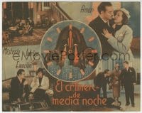 5d513 CRIME AT MIDNIGHT 4pg Spanish herald 1936 Spanish language version of Midnight Phantom!