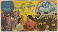 5d792 PHILADELPHIA STORY 4pg Spanish herald 1944 Katharine Hepburn, Cary Grant & James Stewart!