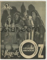 5d985 WIZARD OF OZ 4pg Spanish herald 1945 Judy Garland, Jack Haley, Bert Lahr, Bolger, different!