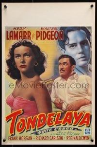 5f316 WHITE CARGO Belgian 1951 sexy Hedy Lamarr as Tondelayo, Walter Pidgeon