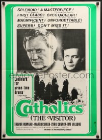 5f060 CATHOLICS Canadian 1973 great completely different image of Martin Sheen, Trevor Howard!