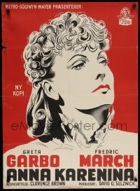 5f031 ANNA KARENINA Danish R1953 beautiful Greta Garbo, Fredric March, different art!