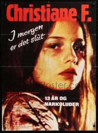 5f033 CHRISTIANE F. Danish 1981 classic German drug movie about 13 year-old addict/hooker!