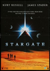 5f040 STARGATE Dutch 1994 Kurt Russell, James Spader, a million light years from home!