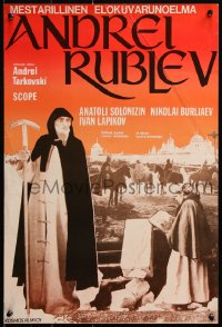 5f003 ANDREI RUBLEV Finnish 1972 Tarkovsky, Anatoli Solonitsyn in title role!