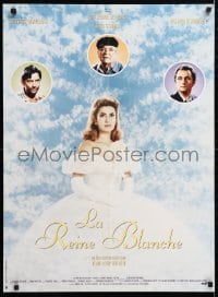 5f996 WHITE QUEEN French 23x31 1991 great close up of beautiful bride Catherine Deneuve!