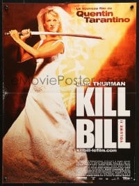5f924 KILL BILL: VOL. 2 French 16x21 2004 sexy Uma Thurman with katana, Quentin Tarantino!