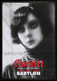 5f081 HAMLET German R2018 great close-up image of Asta Nielsen in the title role!