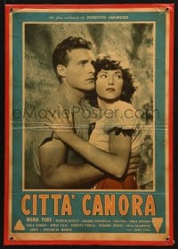5f463 MELODY OF LOVE Italian 13x19 pbusta 1954 Matio Costa's La Citta Canora, sexy Maria Fiore!