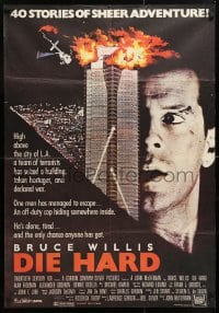 5f126 DIE HARD Lebanese 1988 Bruce Willis vs Alan Rickman and terrorists, action classic!