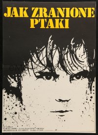 5f262 WOUNDED GAME Polish 18x26 1977 Nikolai Gubenko's Podranki, cool Jakub Erol artwork!