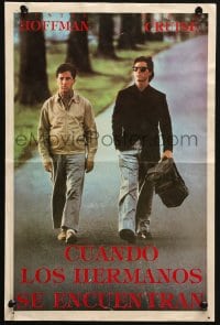 5f012 RAIN MAN South American 1988 Tom Cruise & autistic Dustin Hoffman, directed by Barry Levinson!