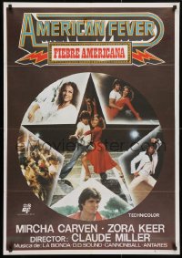 5f580 AMERICAN FEVER Spanish 1978 Saturday Night Fever rip-off with disco dancers!