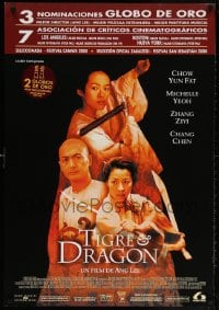 5f597 CROUCHING TIGER HIDDEN DRAGON Spanish 2001 Ang Lee kung fu masterpiece, Chow Yun Fat, Yeoh!