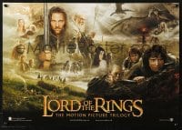 5f029 LORD OF THE RINGS TRILOGY Swiss 2003 Peter Jackson, Tolkein, cool montage image!