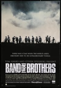 5g056 BAND OF BROTHERS 27x40 Canadian video poster 2001 Damian Lewis, Donnie Wahlberg