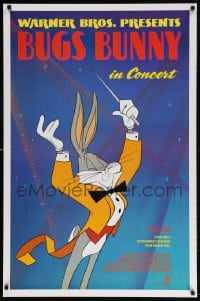 5g561 BUGS BUNNY IN CONCERT 1sh 1990 great cartoon image of Bugs conducting orchestra!