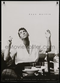 5g210 DEAN MARTIN 25x35 English commercial poster 1990s image of him in his dressing room in 1961!