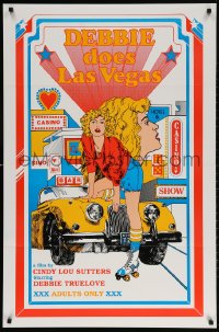 5g623 DEBBIE DOES LAS VEGAS 1sh 1982 Ray Dennis Steckler, art of gambling casino & Debbie Truelove!