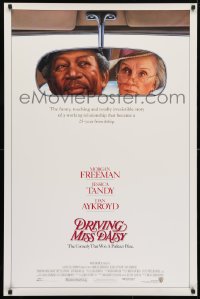 5g632 DRIVING MISS DAISY 1sh 1989 art of Morgan Freeman & Jessica Tandy, Bruce Beresford directed!