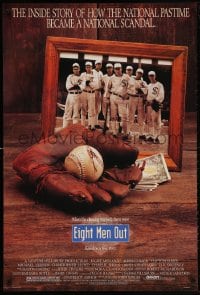 5g637 EIGHT MEN OUT 1sh 1988 John Sayles, John Cusack, Chicago Black Sox, baseball!