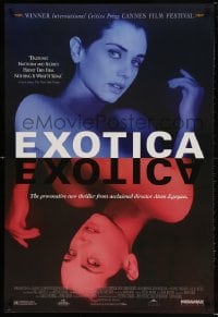 5g644 EXOTICA 1sh 1995 Atom Egoyan directed, Canadian nightclub sex, sexy stripper!