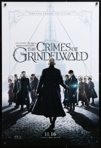 5g647 FANTASTIC BEASTS: THE CRIMES OF GRINDELWALD teaser DS 1sh 2018 who will change the future?