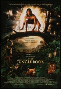 5g729 JUNGLE BOOK DS 1sh 1994 Disney, Jason Scott Lee as Mowgli, Rudyard Kipling classic!