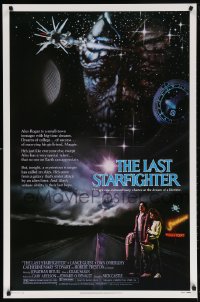 5g741 LAST STARFIGHTER 1sh 1984 Catherine Mary Stewart & Lance Guest as video game pilot!